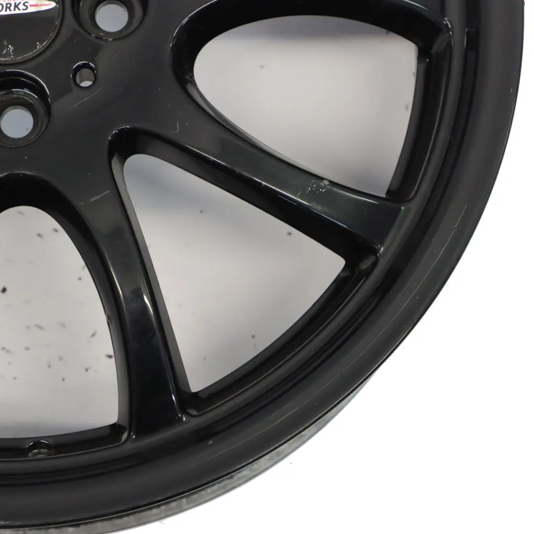 Mini R50 R56 John Cooper Works JCW Black Wheel Alloy Rim 18" Double Spoke