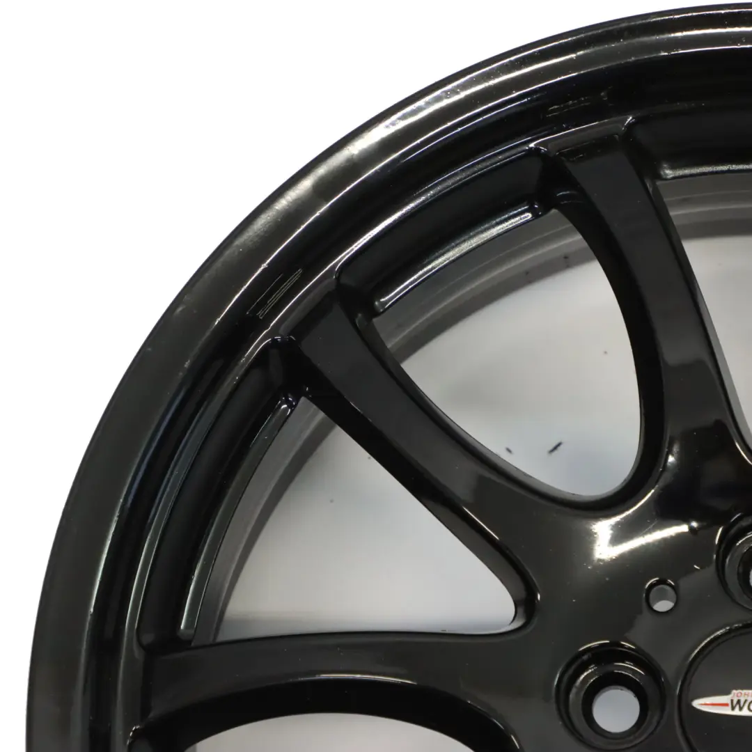 Mini R50 R56 John Cooper Works JCW Black Wheel Alloy Rim 18" Double Spoke