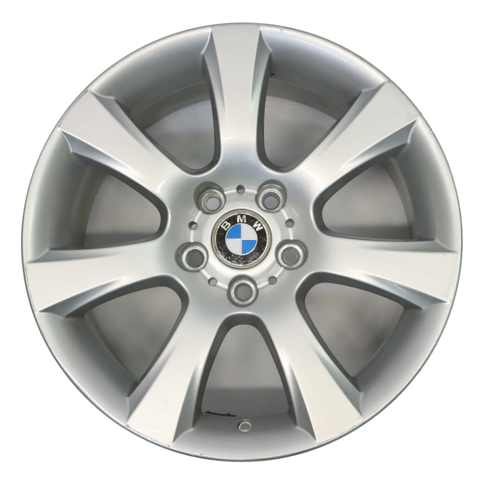 BMW F10 F11 F12 Silver Wheel Alloy Rim Star Spoke 330 8J 18" ET:30 6790176