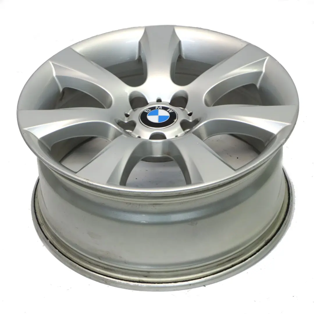 BMW F10 F11 F12 Silver Wheel Alloy Rim Star Spoke 330 8J 18" ET:30 6790176