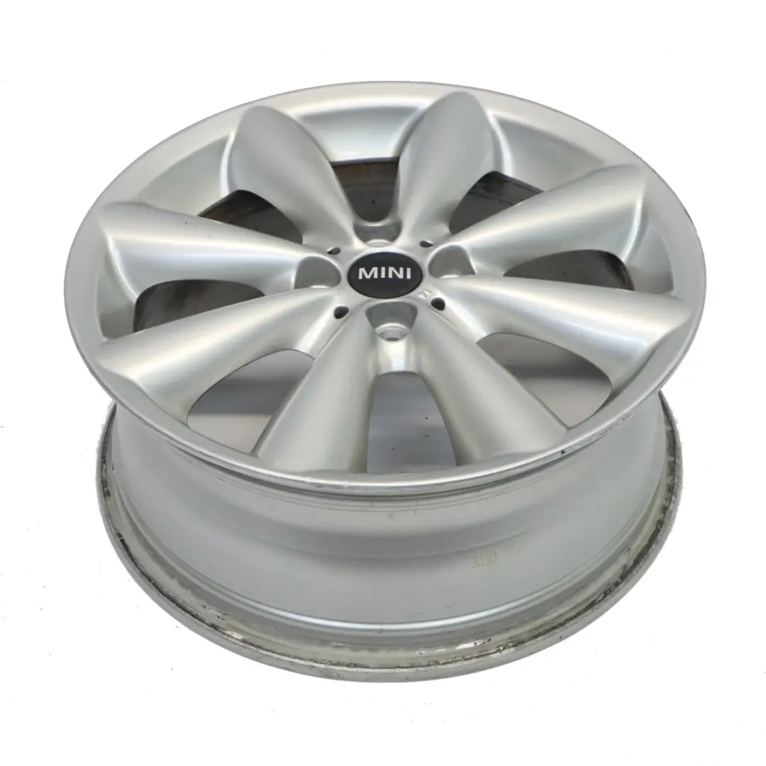 Mini Cooper R55 R56 R57 Silver Wheel Alloy Rim 17" 7J ET:48 Conical Spoke 121