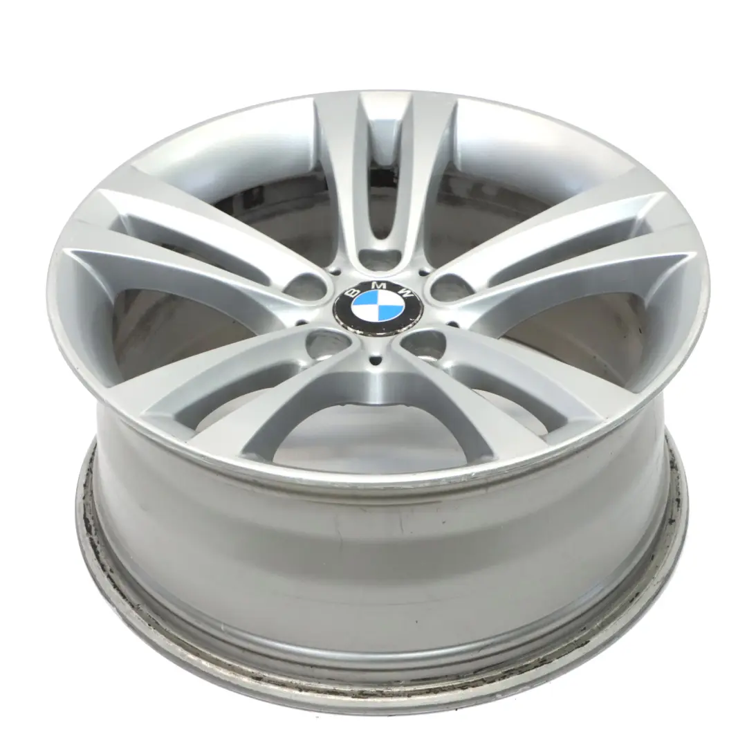 BMW F30 F31 F32 F33 Silver Wheel Alloy Rim 18" Double Spoke 397 ET:34 8J 6796247