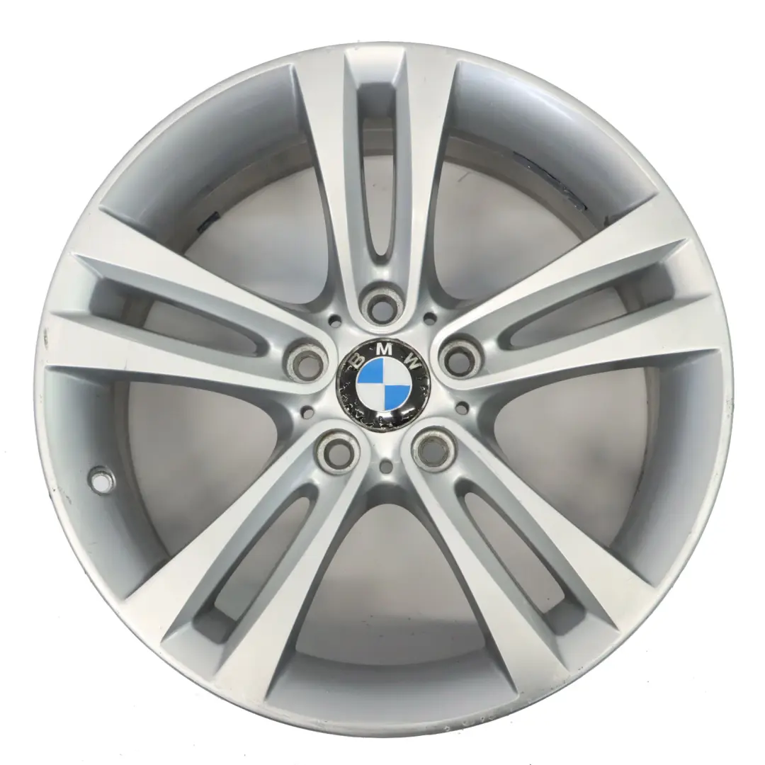 BMW F30 F31 F32 F33 Silver Wheel Alloy Rim 18" Double Spoke 397 ET:34 8J 6796247