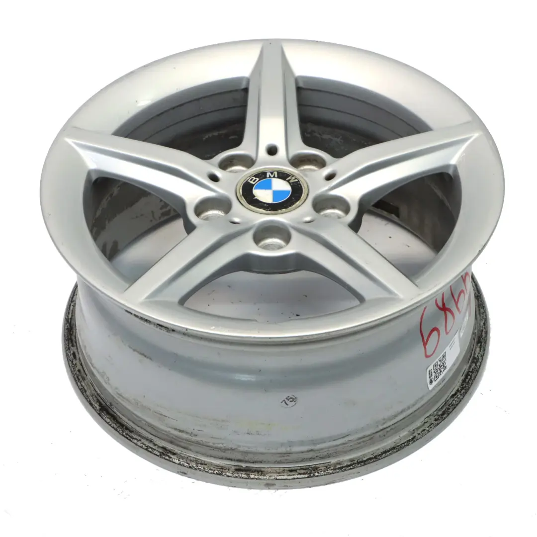 BMW F20 F21 F22 F23 Silver Wheel Alloy Rim 16" ET:40 7J 6866302 Star Spoke 654