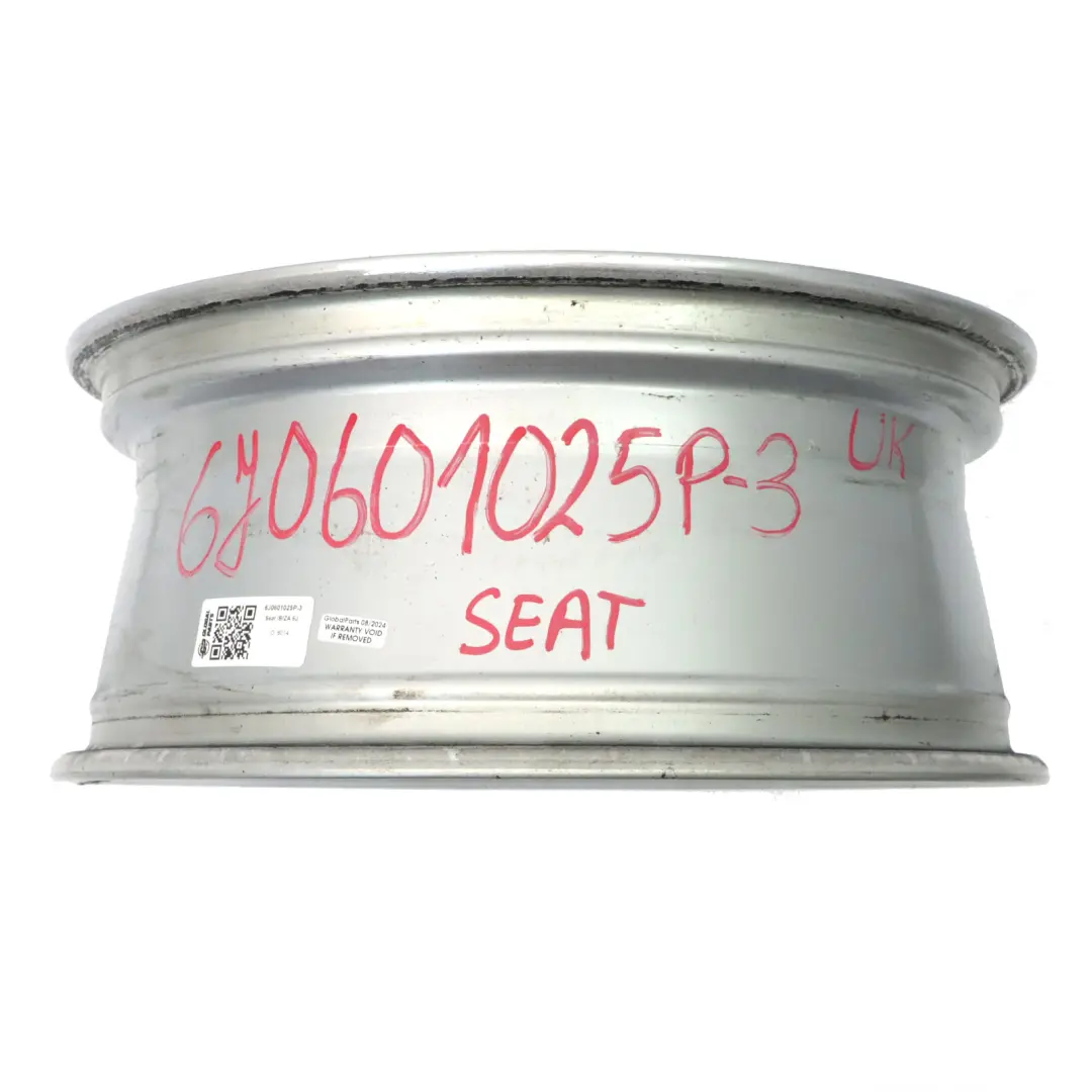 Seat Ibiza Mk4 6J Silver Wheel Alloy 17" 10 Spoke 7J ET:43 6J0601025P