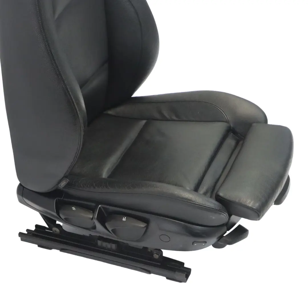 BMW E88 Convertible Front Seat M Sport Right O/S Heated Black Leather Boston