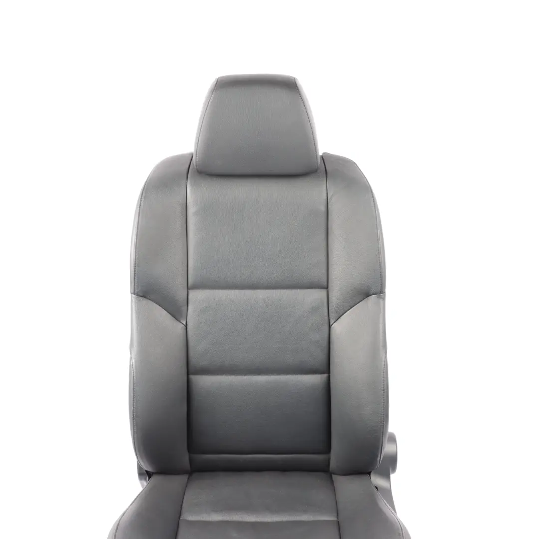 BMW E60 E61 M Sport Front Left N/S Seat Heated Black Leather Dakota