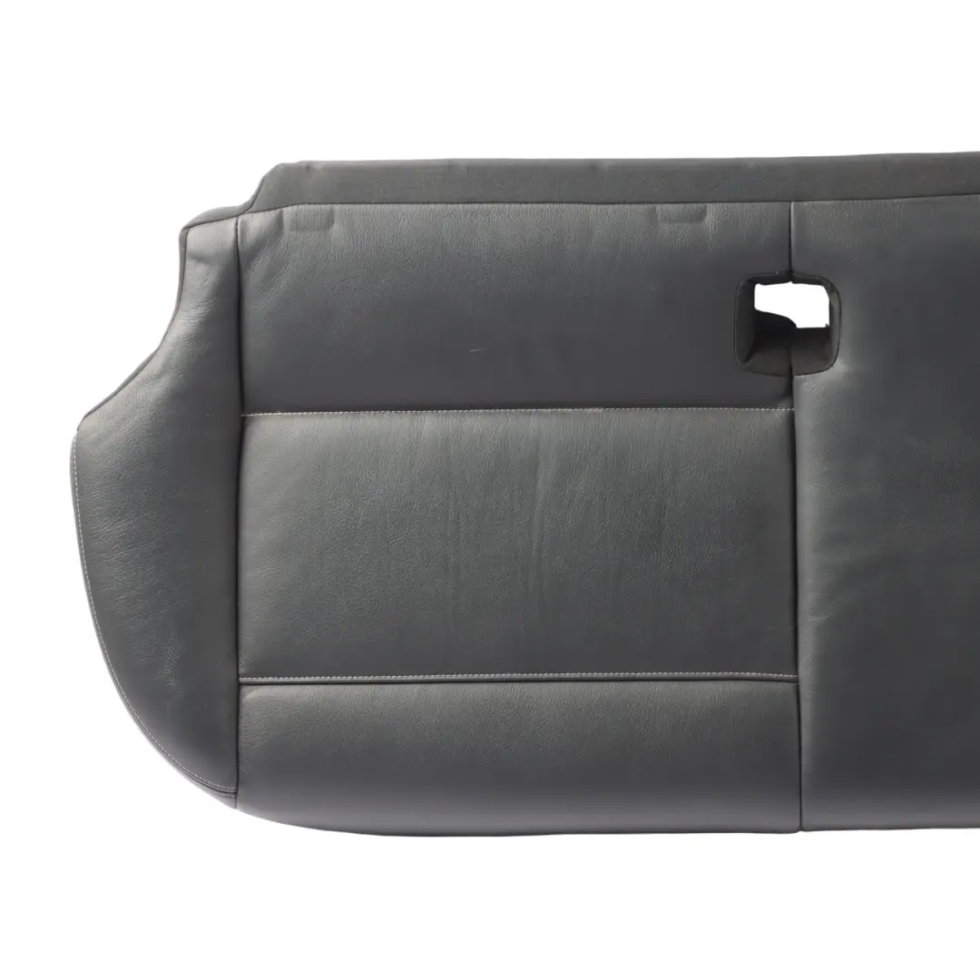 BMW X3 F25 Asiento Banco Trasero Sofá Revestimiento Cuero Nevada Negro