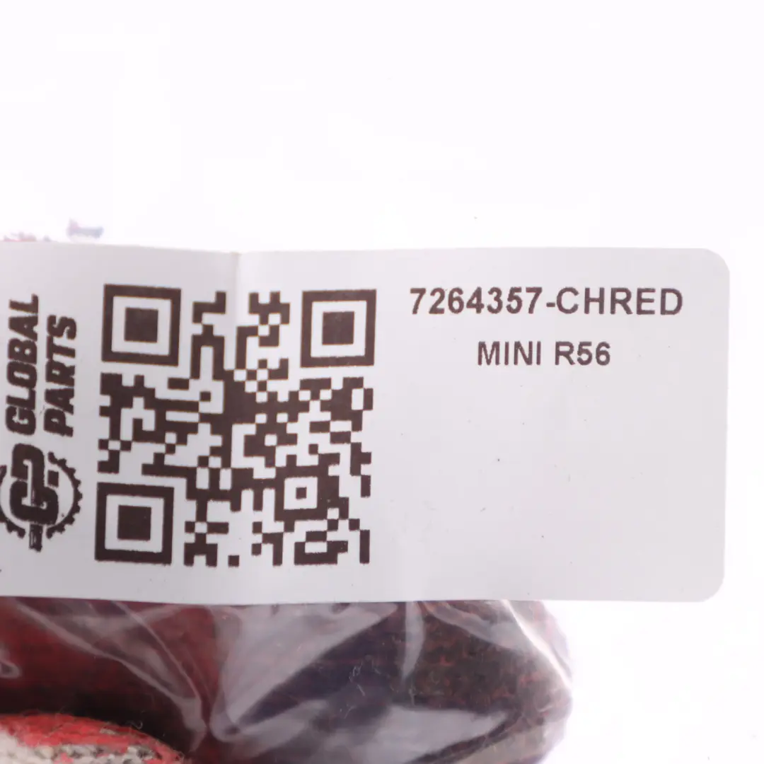 Mini R56 LCI parachoques trasero remolque cubierta ojo Lug Trim Chili Rojo 851