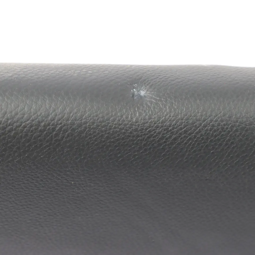 BMW E88 Convertible Rear Seat Cover Couch Bench Leather Boston Black Blue Seam