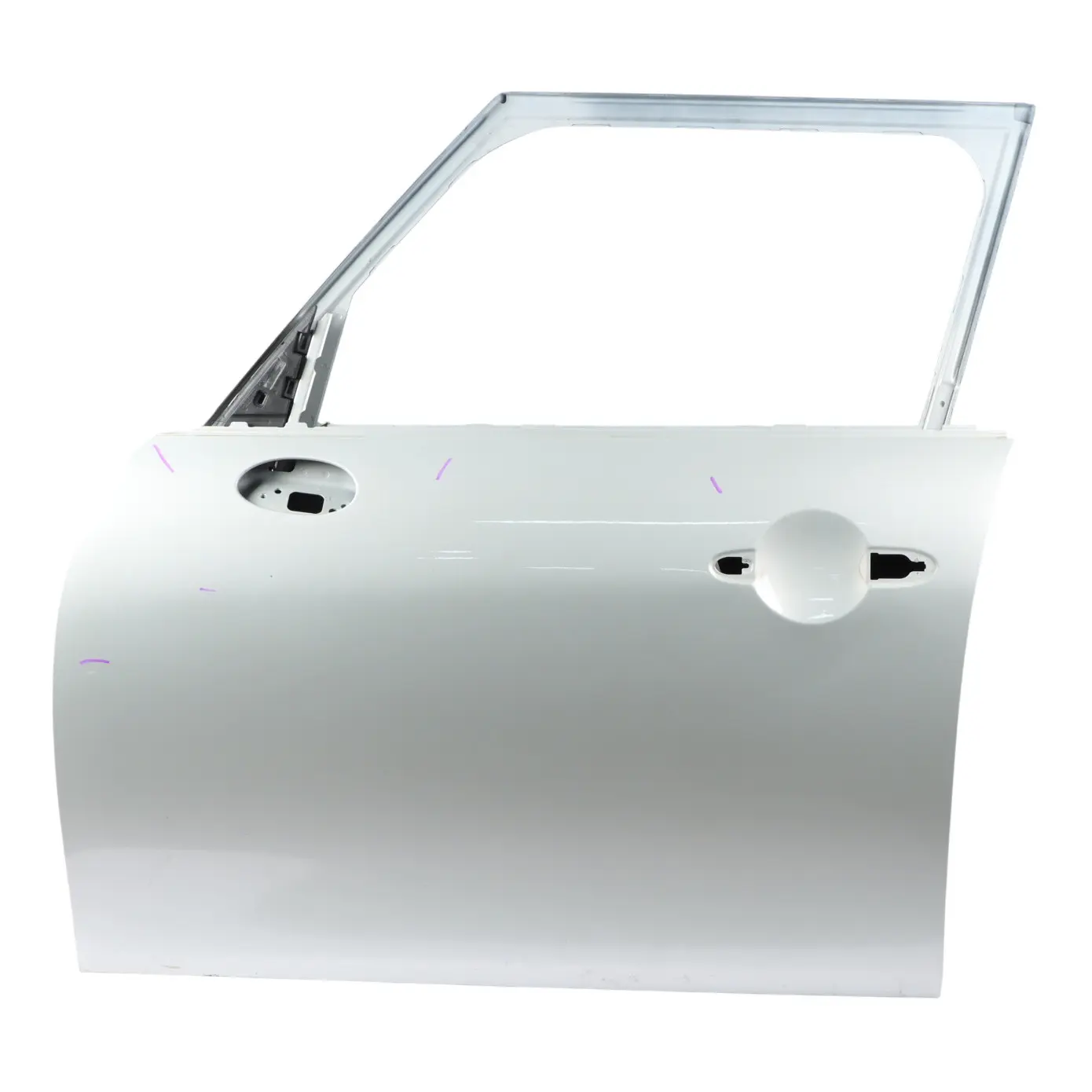 Mini F55 Door Front Left N/S Covering Panel White Silver Metallic - A62