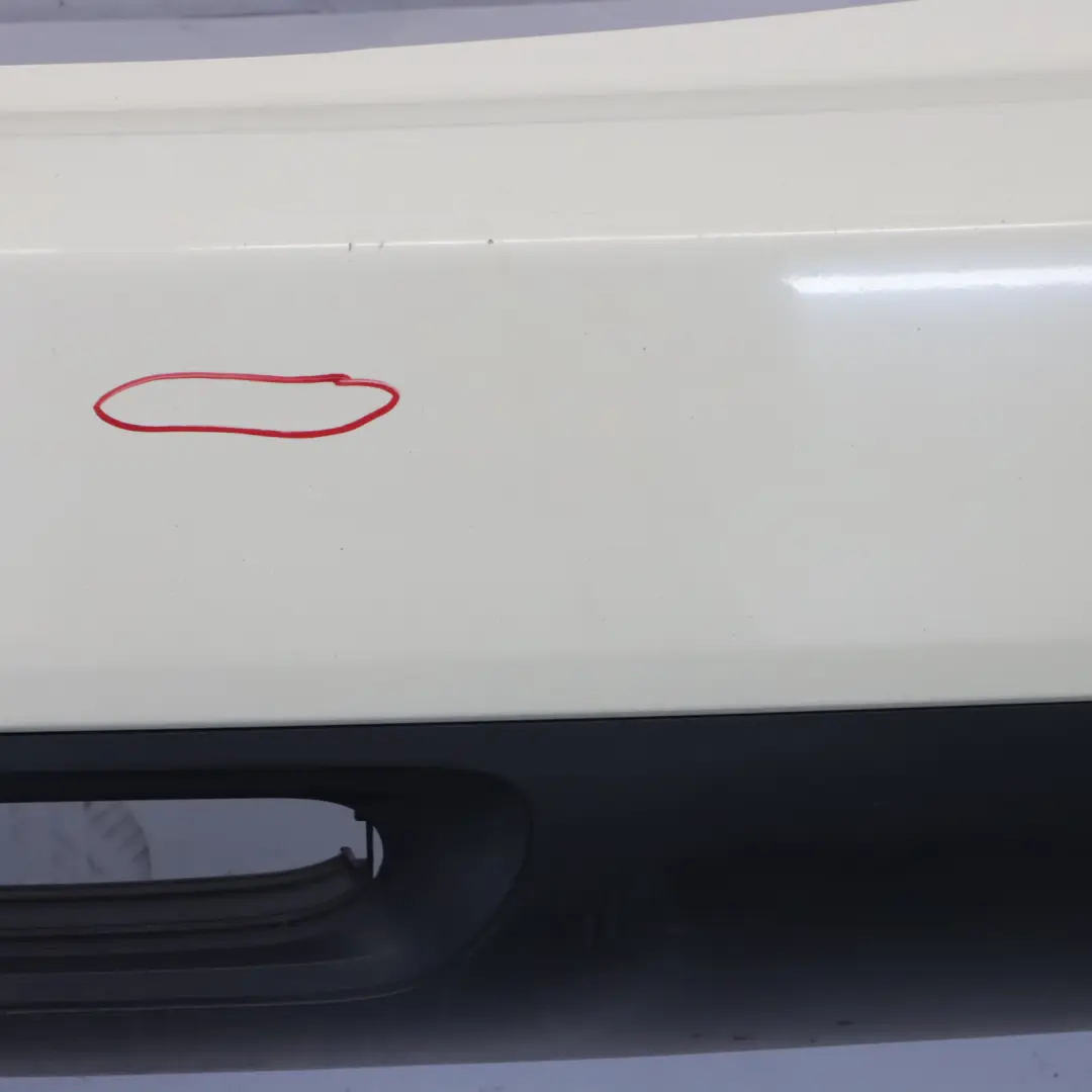 Mini F55 Rear Bumper Trim Panel Cover Pepper White - 850