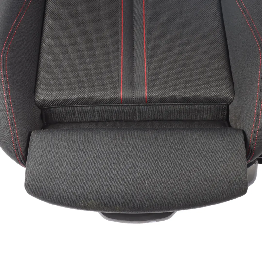 BMW F21 LCI Front Seat M Sport Left N/S Fabric Cloth Anthrazit Red