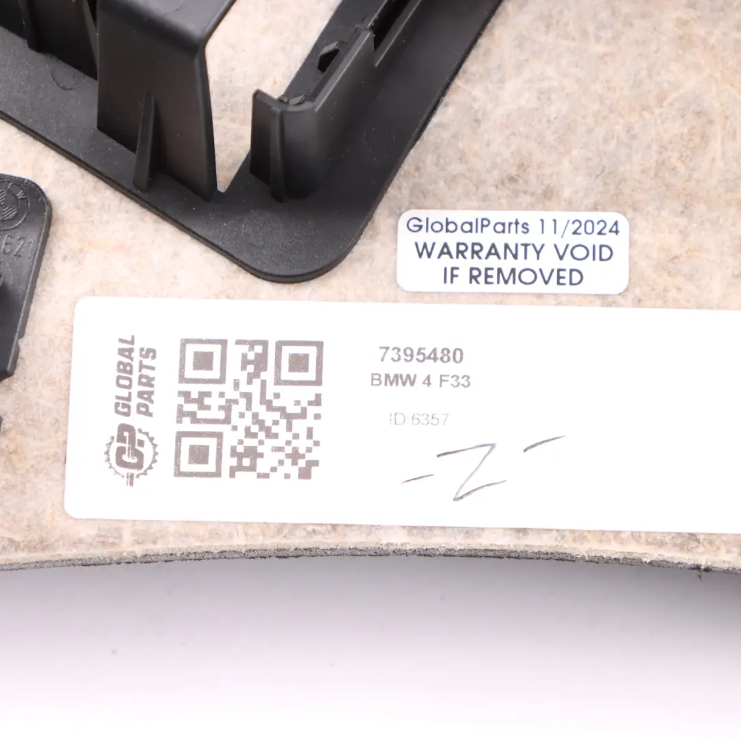 BMW F33 Quarter Door Card Cover Trim Rear Right O/S Panel Leather