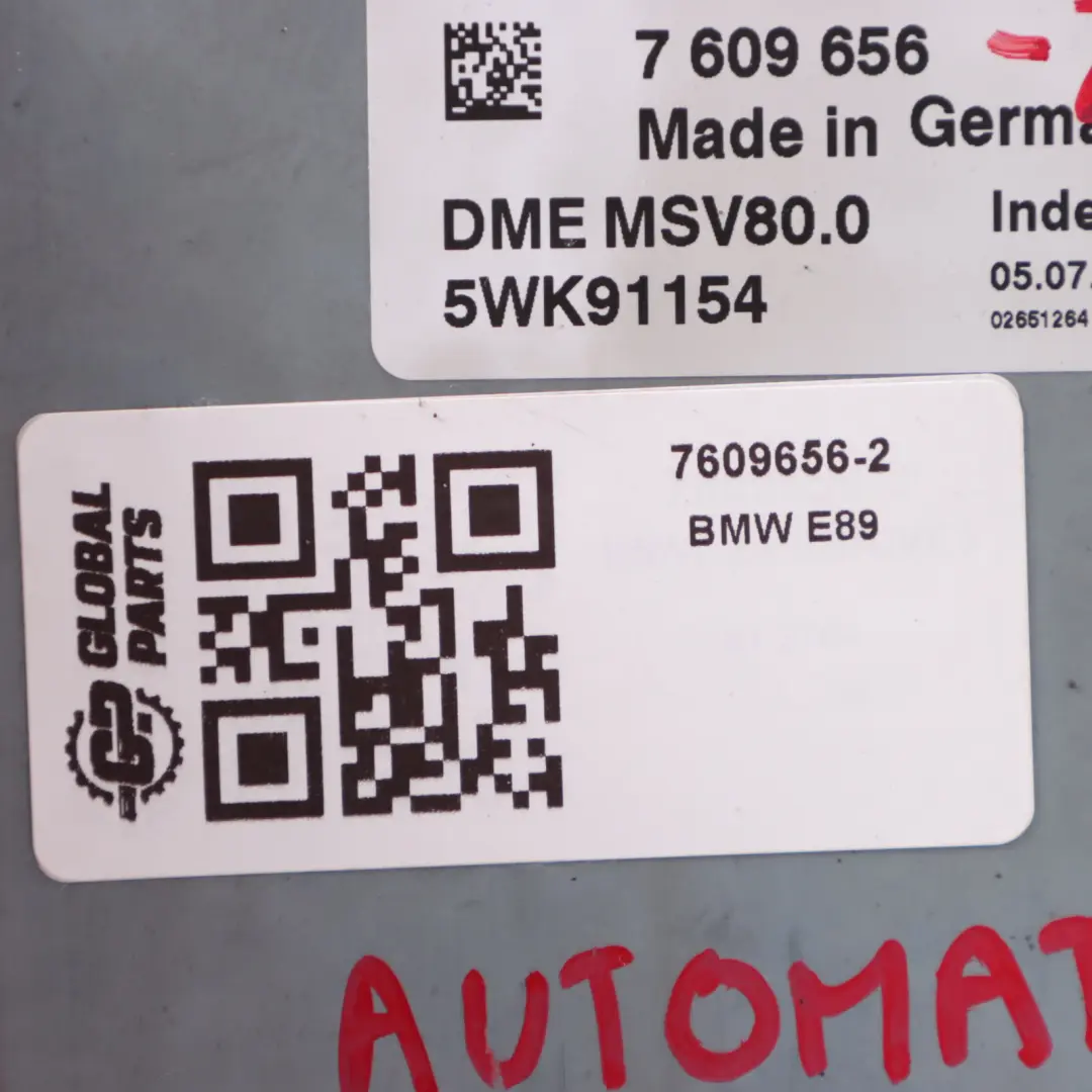 BMW Z4 E89 30i N52N 258KM Komputer Sterownik Silnika 7609656