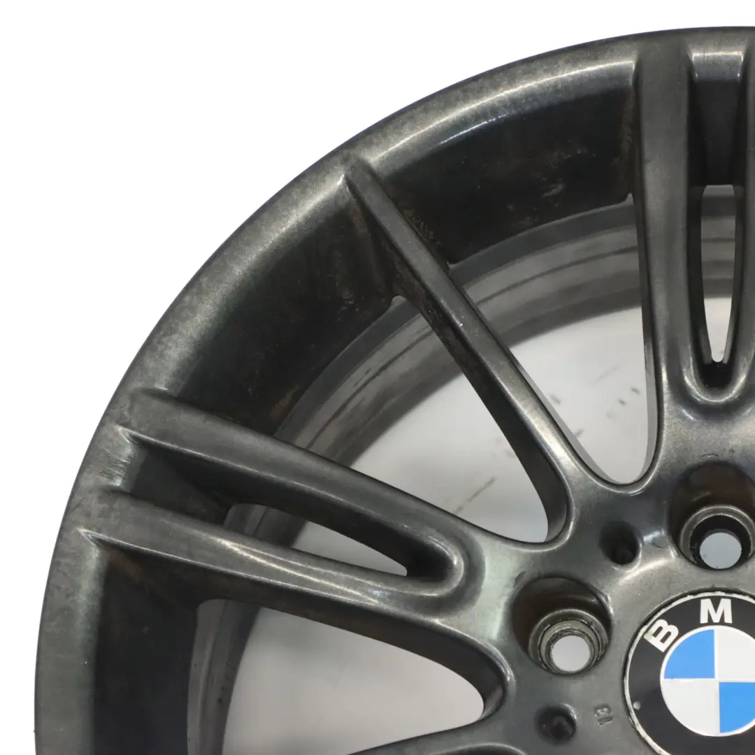 BMW E90 E91 Ferric Grau Hinter Rad Felge 18" ET:37 8.5J M Spider Speiche 193