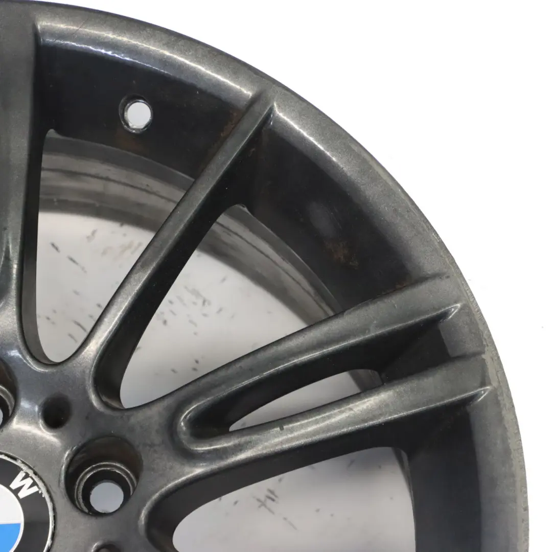 BMW E90 E91 Ferric Grau Hinter Rad Felge 18" ET:37 8.5J M Spider Speiche 193