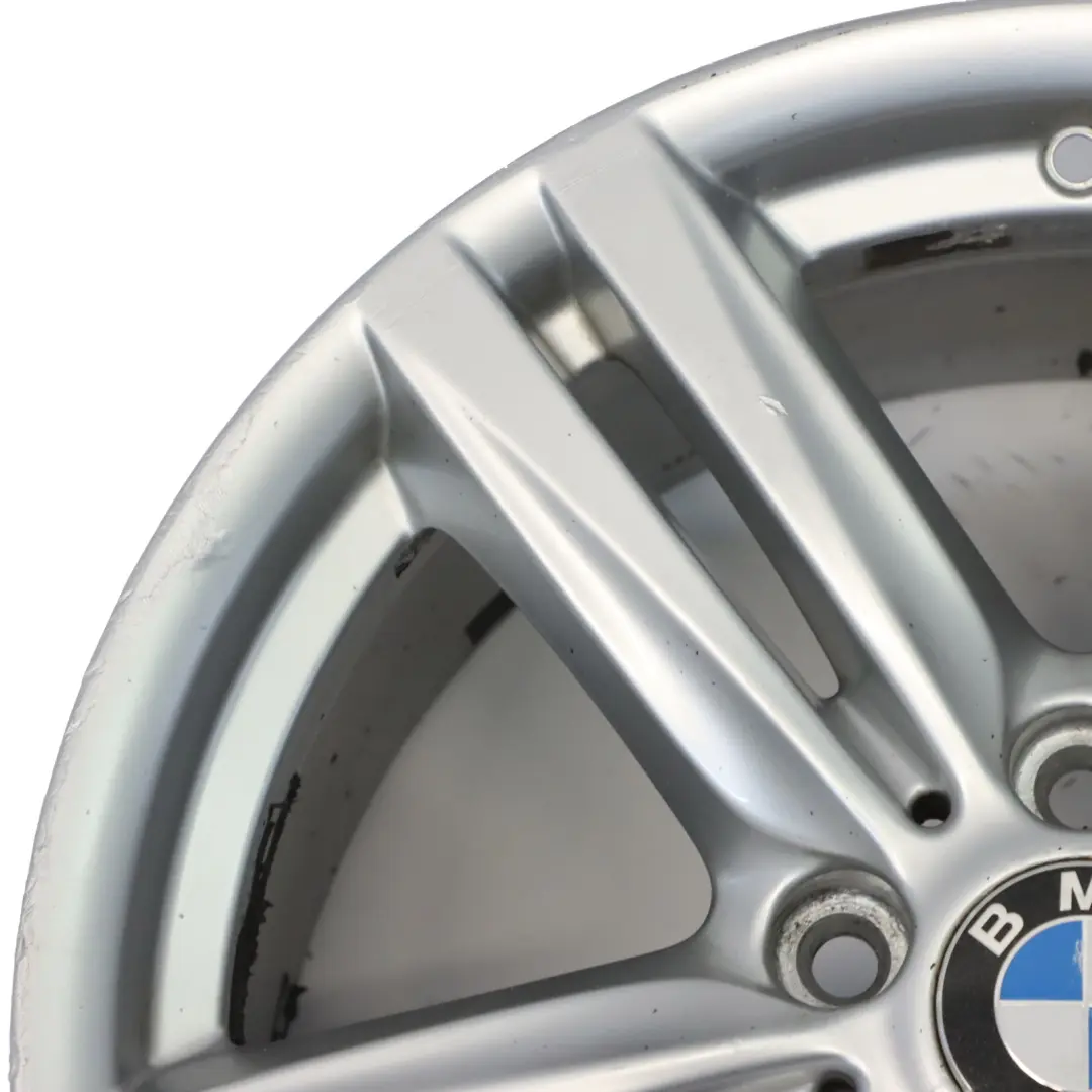 Llanta aleación trasera BMW F20 Gris Férrico 18" 8J 7845853 M Estrella Spoke