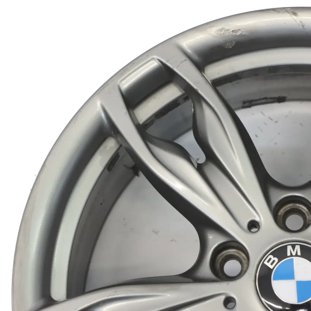 BMW F20 Vorne Ferric Grau Leicht metall felge 18" M Doppelspeiche 7,5J 7845870