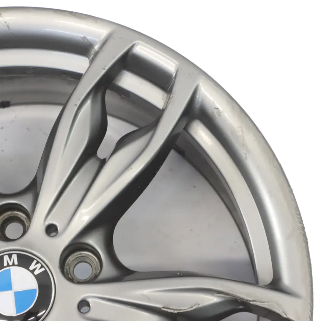 BMW F20 Vorne Ferric Grau Leicht metall felge 18" M Doppelspeiche 7,5J 7845870