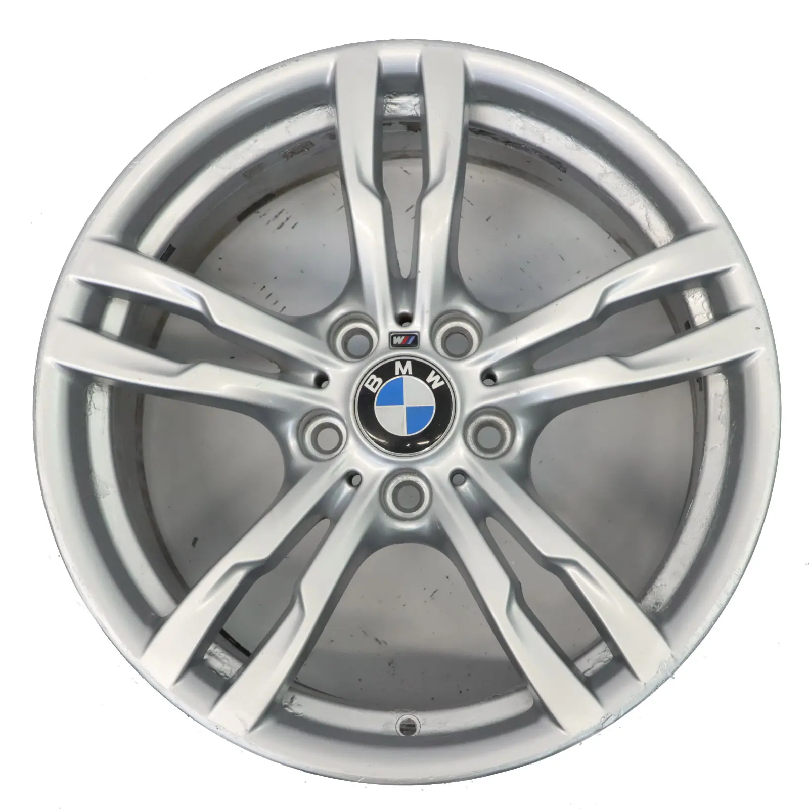 BMW F30 F31 F32 llanta de aleación plata 18 "8J ET:34 M doble radio 441 7846778