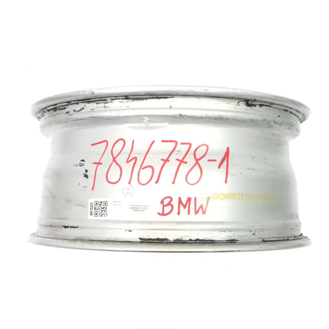 BMW F30 F31 F32 18" 8J ET:34 Felga Aluminiowa Srebrna 7846778