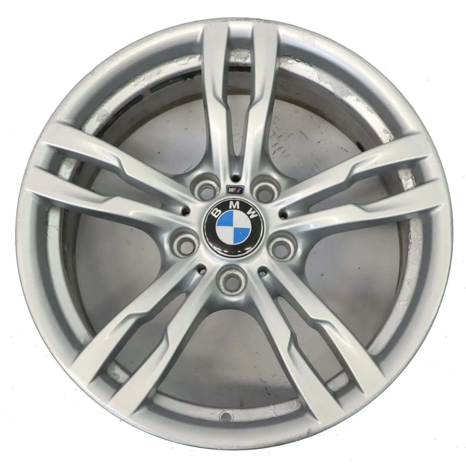 BMW F30 F31 F32 llanta de aleación plata 18 "8J ET:34 M doble radio 441 7846778