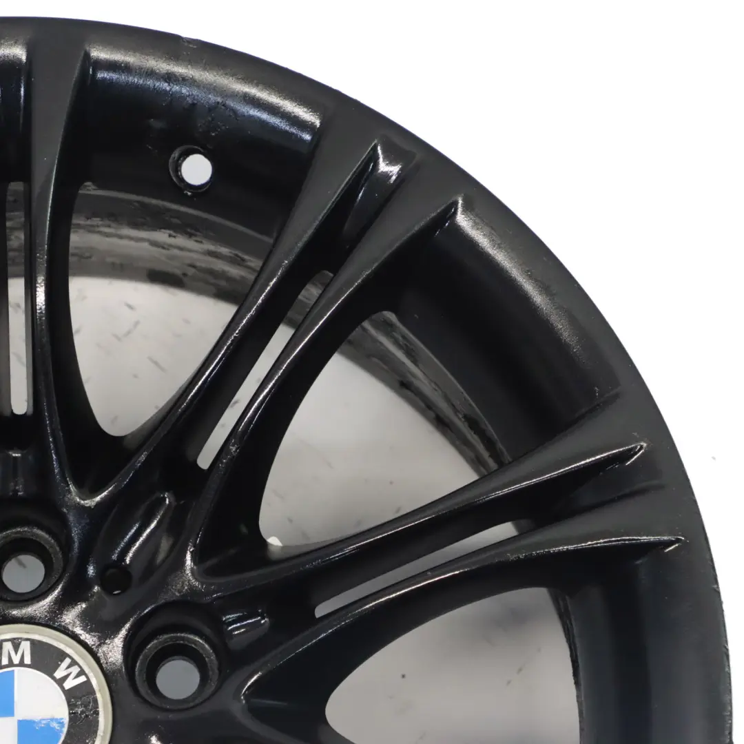 BMW E60 E61 llanta de aleación negro 18 "8J ET:20 M de doble radio 135 8036947