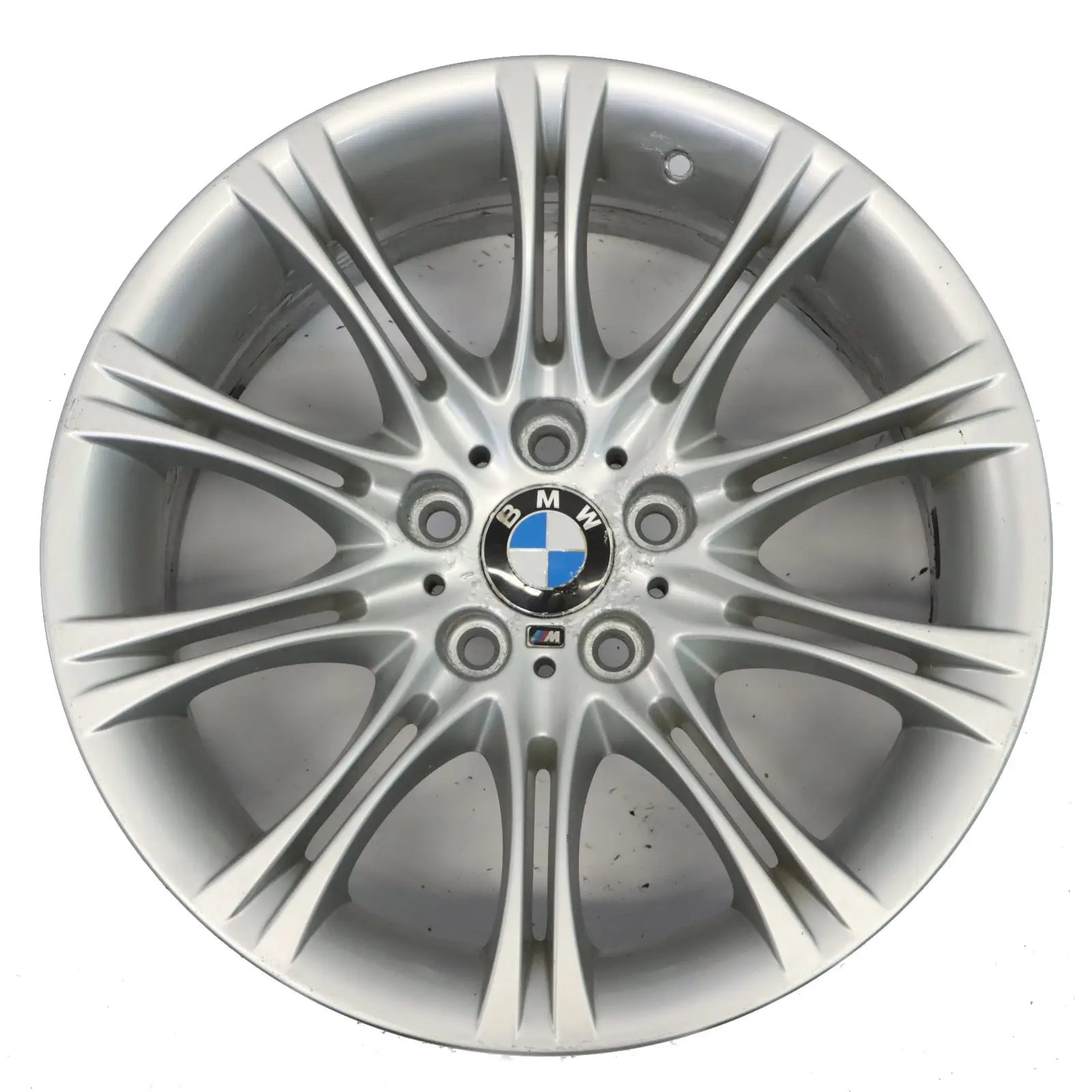 BMW 5 Series E60 E61 Silver Alloy Wheel Rim 18" ET:20 8J M Double Spoke 135