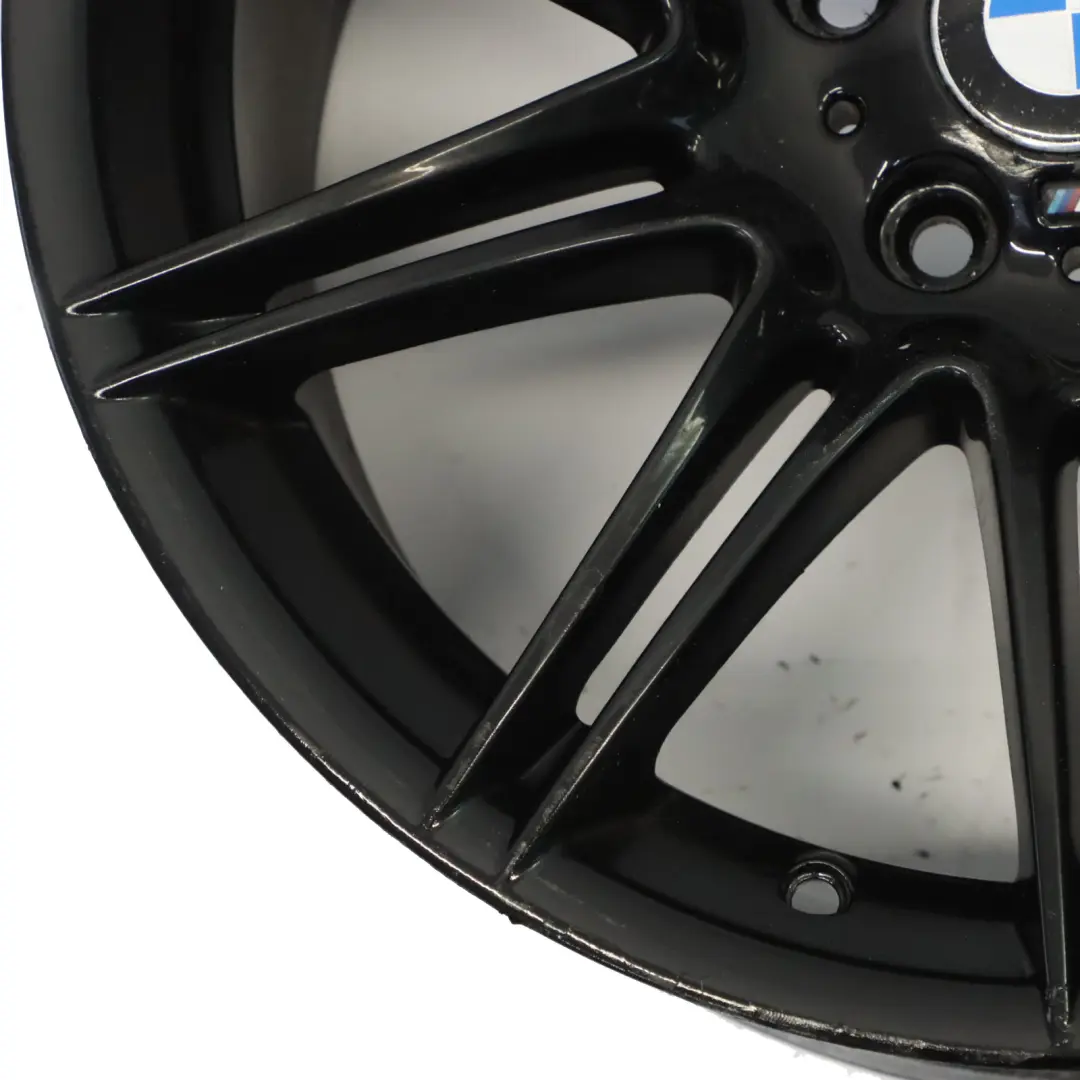 BMW E90 E91 Schwarz Hinten Alu Felge Alufelge 19" M Double Spoke 225 9J ET:39