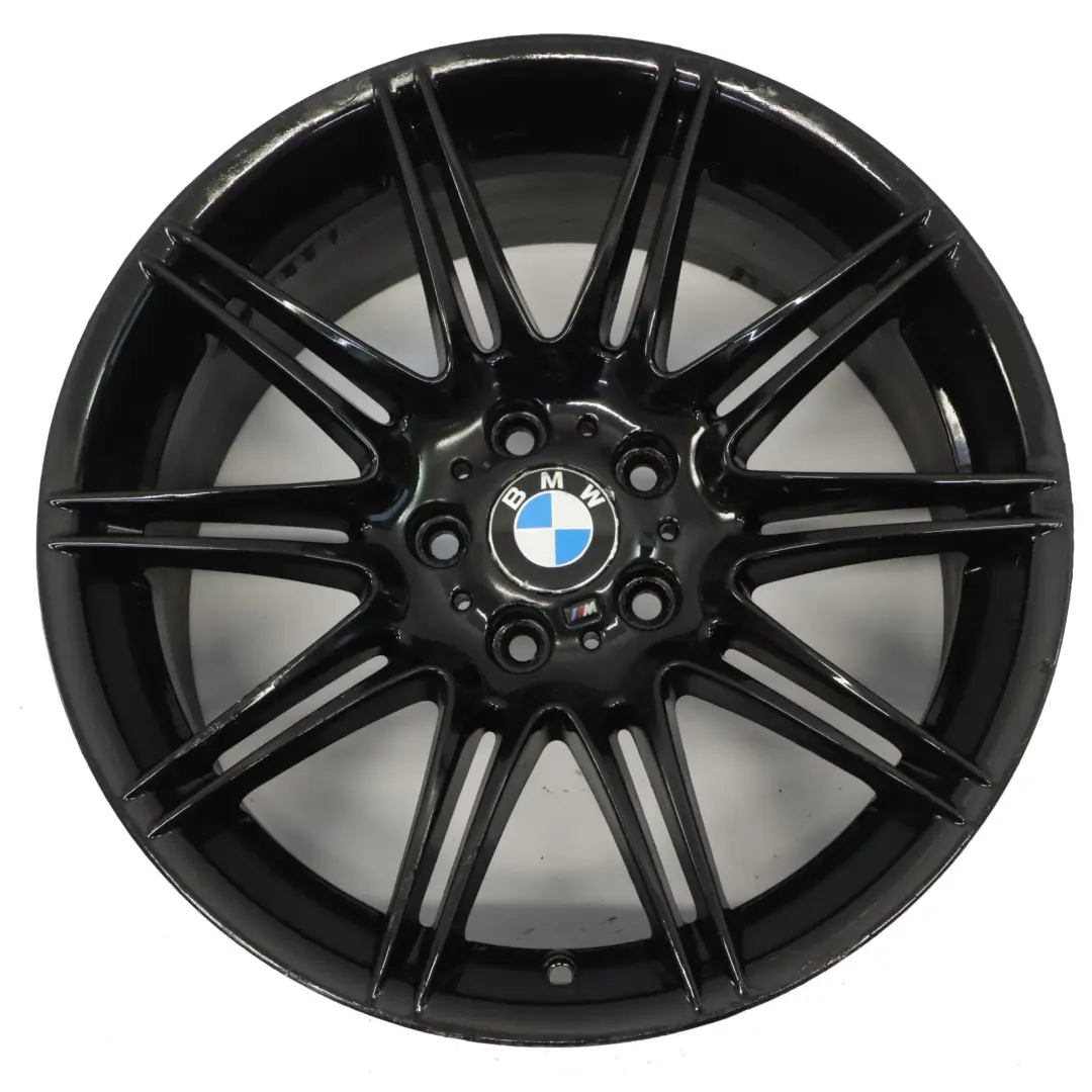 BMW E90 E91 E92 E93 Negro llanta trasera aleación 19 "M doble radio 225 9J ET:39