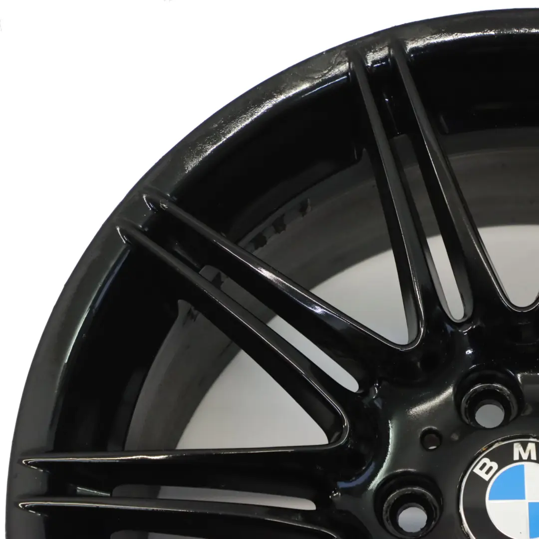 BMW E90 E91 E92 E93 Negro llanta trasera aleación 19 "M doble radio 225 9J ET:39