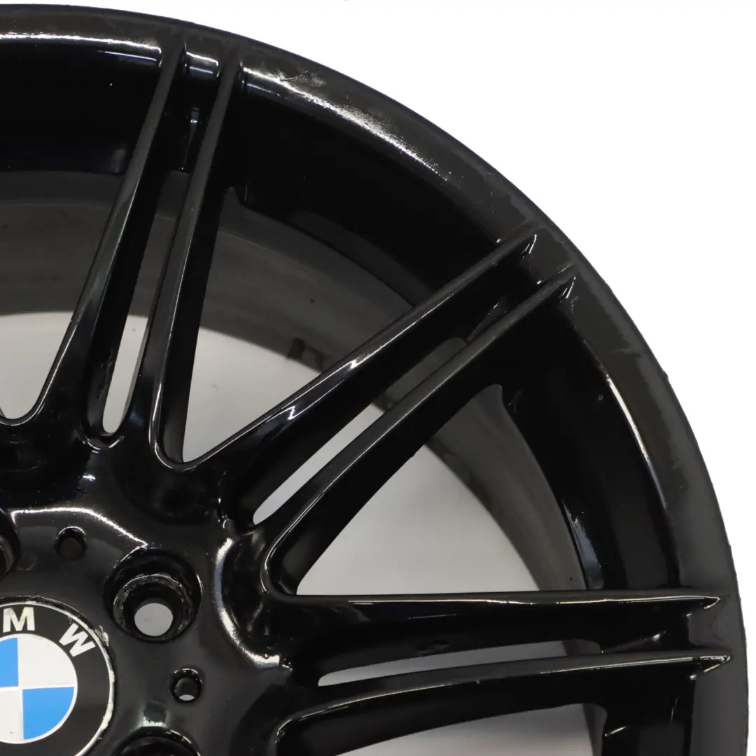 BMW E90 E91 E92 E93 Negro llanta trasera aleación 19 "M doble radio 225 9J ET:39