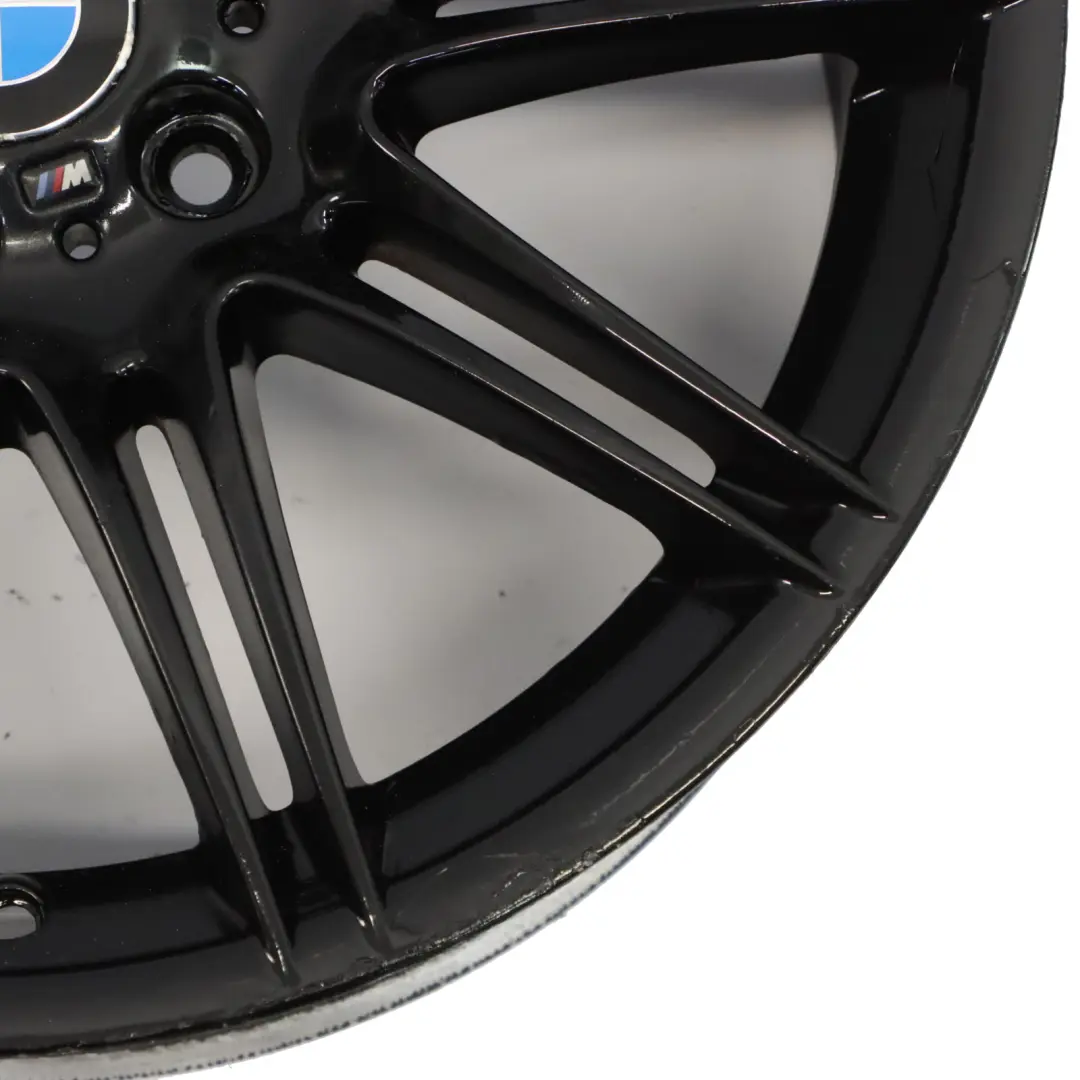 BMW E90 E91 E92 E93 Negro llanta trasera aleación 19 "M doble radio 225 9J ET:39