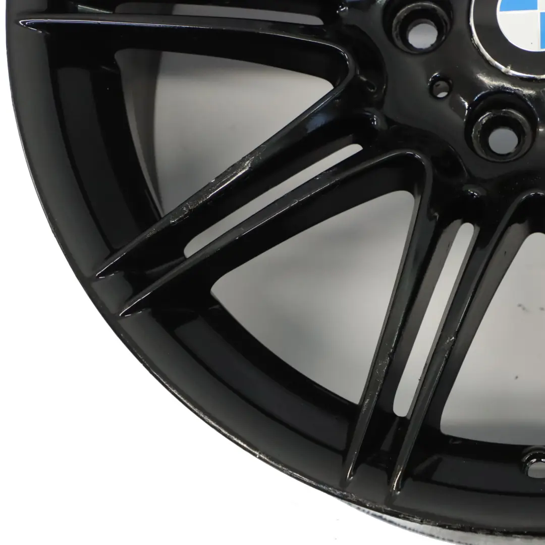 BMW E90 E91 E92 E93 Negro llanta trasera aleación 19 "M doble radio 225 9J ET:39