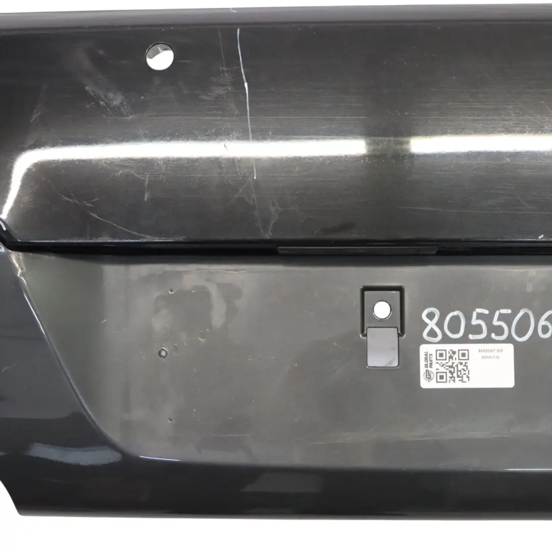 BMW F20 F21 M Sport Rear Bumper Trim Panel Black Sapphire Metallic - 475