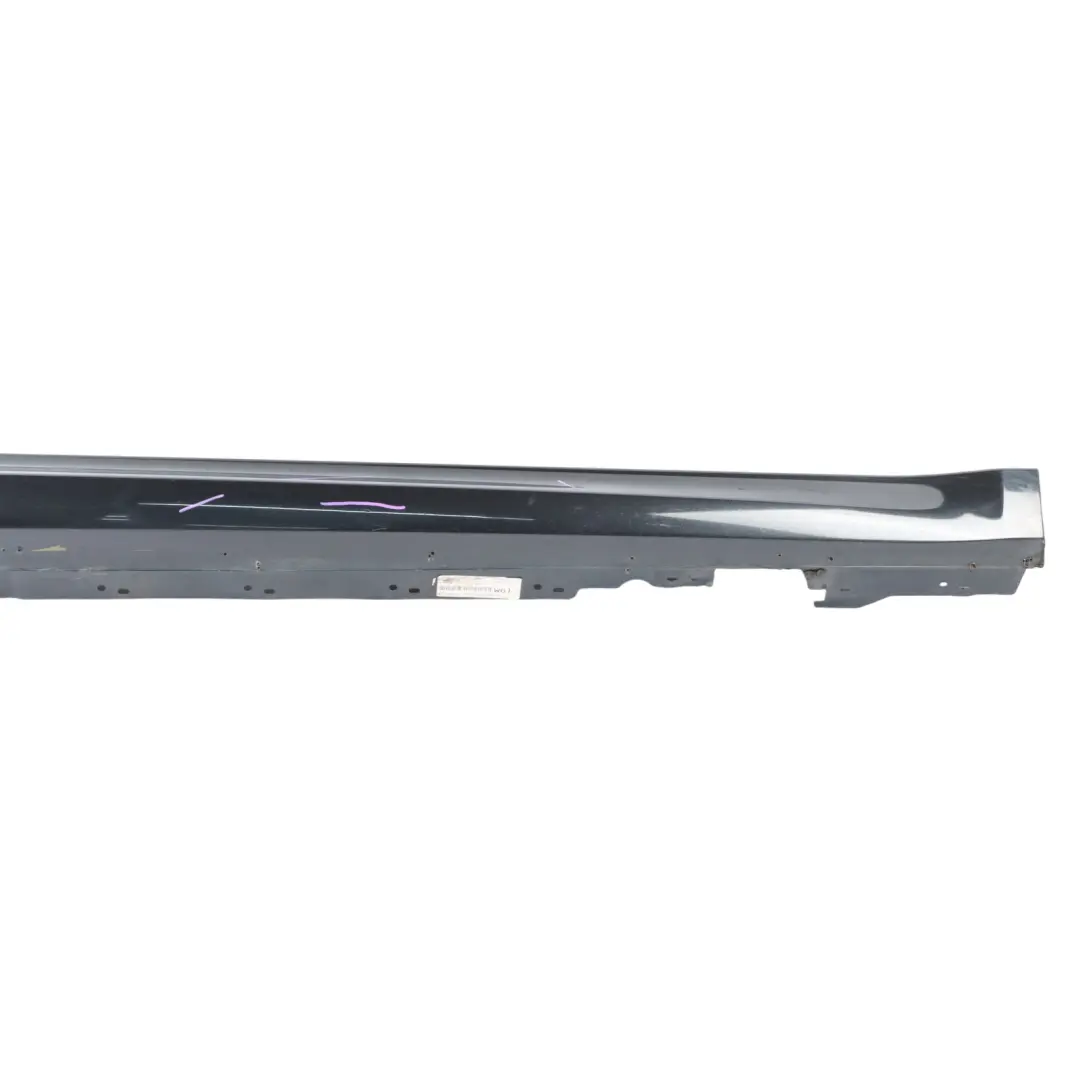 BMW F80 M3 Side Skirt Sill Strip Right O/S Black Sapphire Metallic - 475