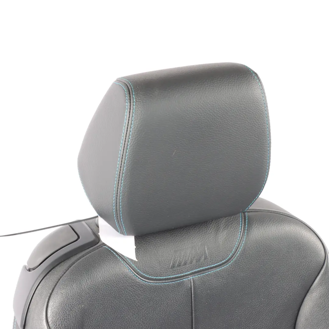 BMW F87 M2 Front Seat Sport Right O/S Heated Leather Dakota Black Contrast Blue