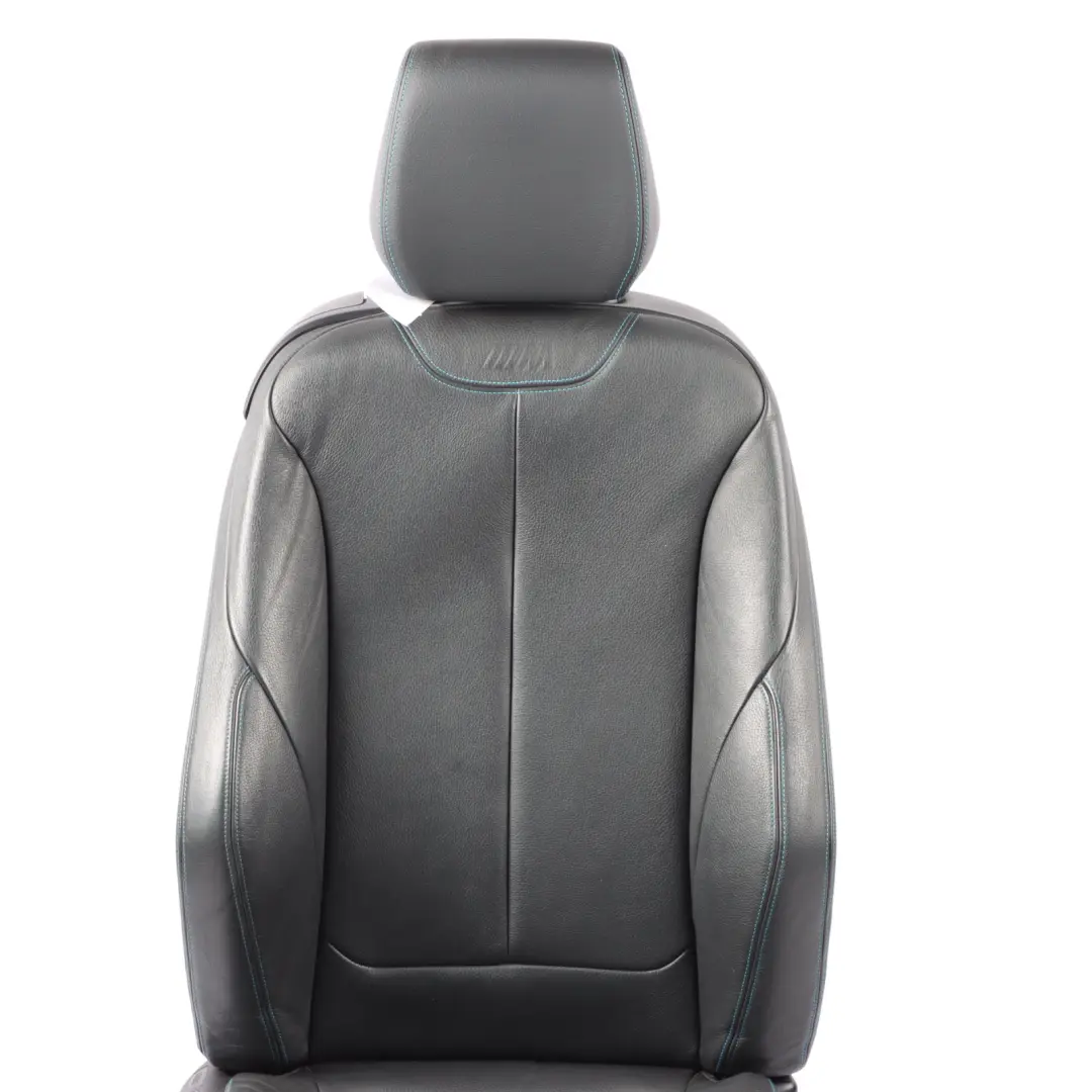 BMW F87 M2 Front Seat Sport Right O/S Heated Leather Dakota Black Contrast Blue