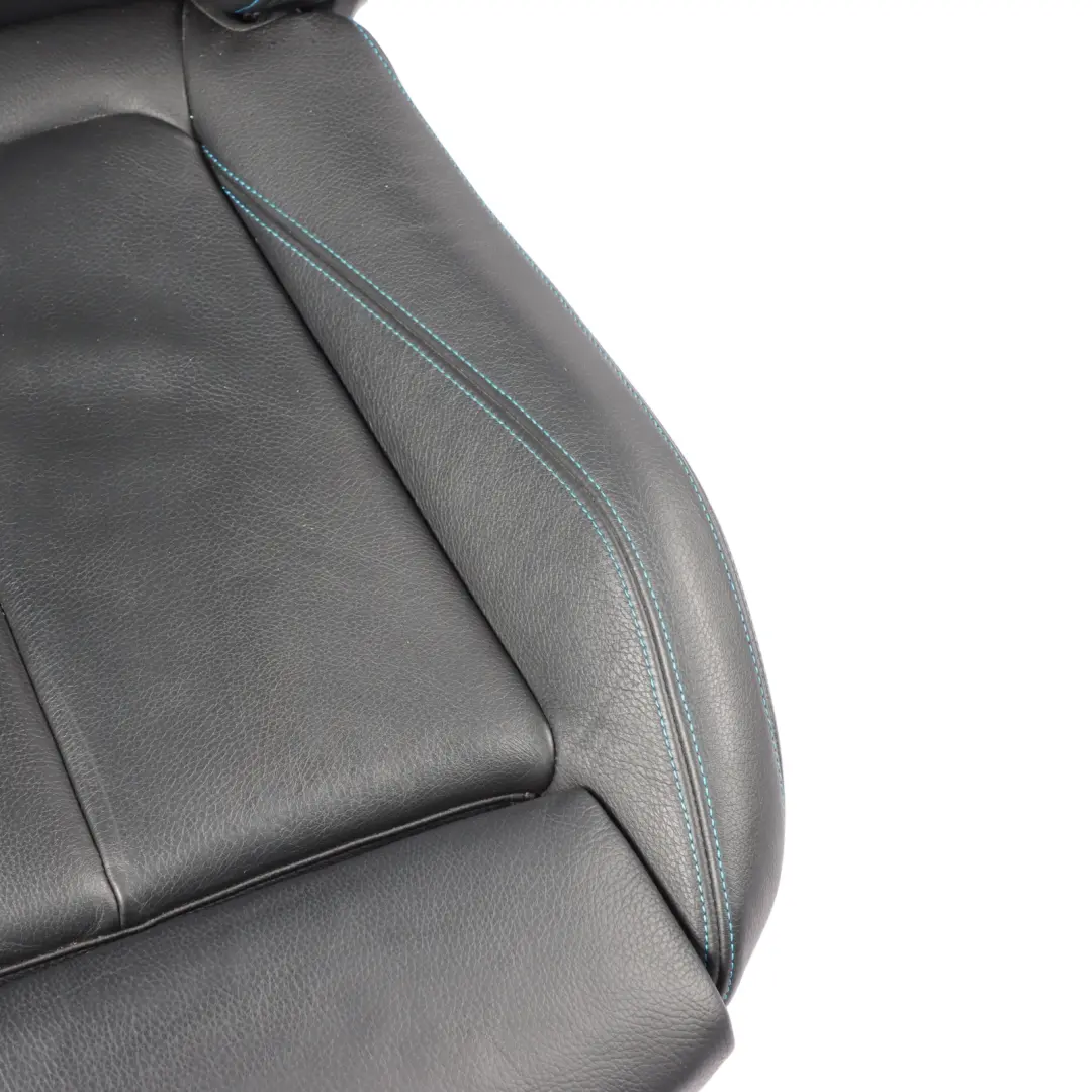BMW F87 M2 Front Seat Sport Right O/S Heated Leather Dakota Black Contrast Blue