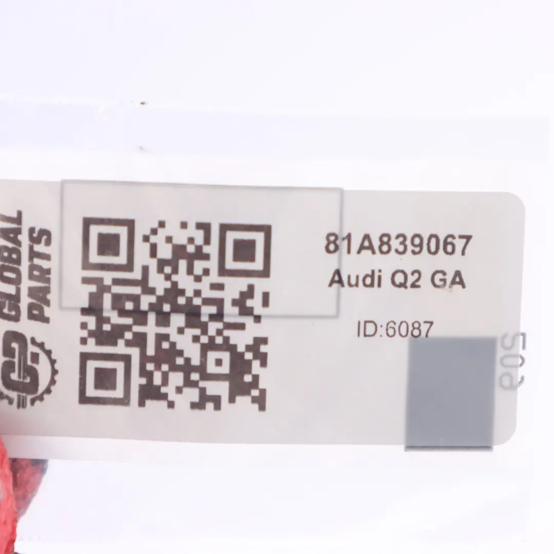 Audi Q2 GA Guide de fenêtre Porte arrière gauche Panneau de garniture 81A839067