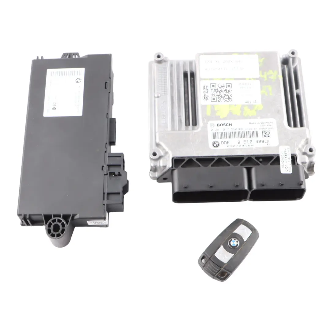 BMW X1 E84 2.0dX N47 177HP Motor Kit ECU DDE 8510591 CAS3 Llave Automático