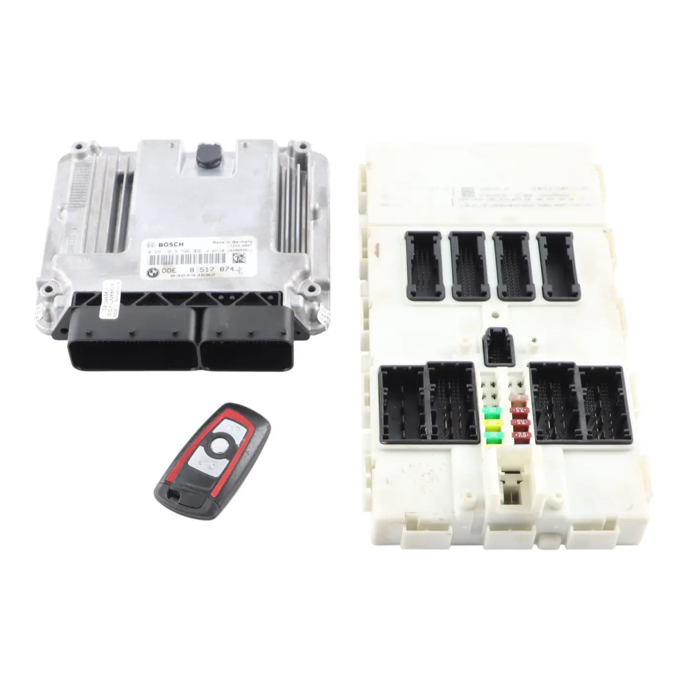 BMW F20 F21 118d N47N 143HP Engine ECU Kit DDE 8517874 Key FEM Lock Automatic