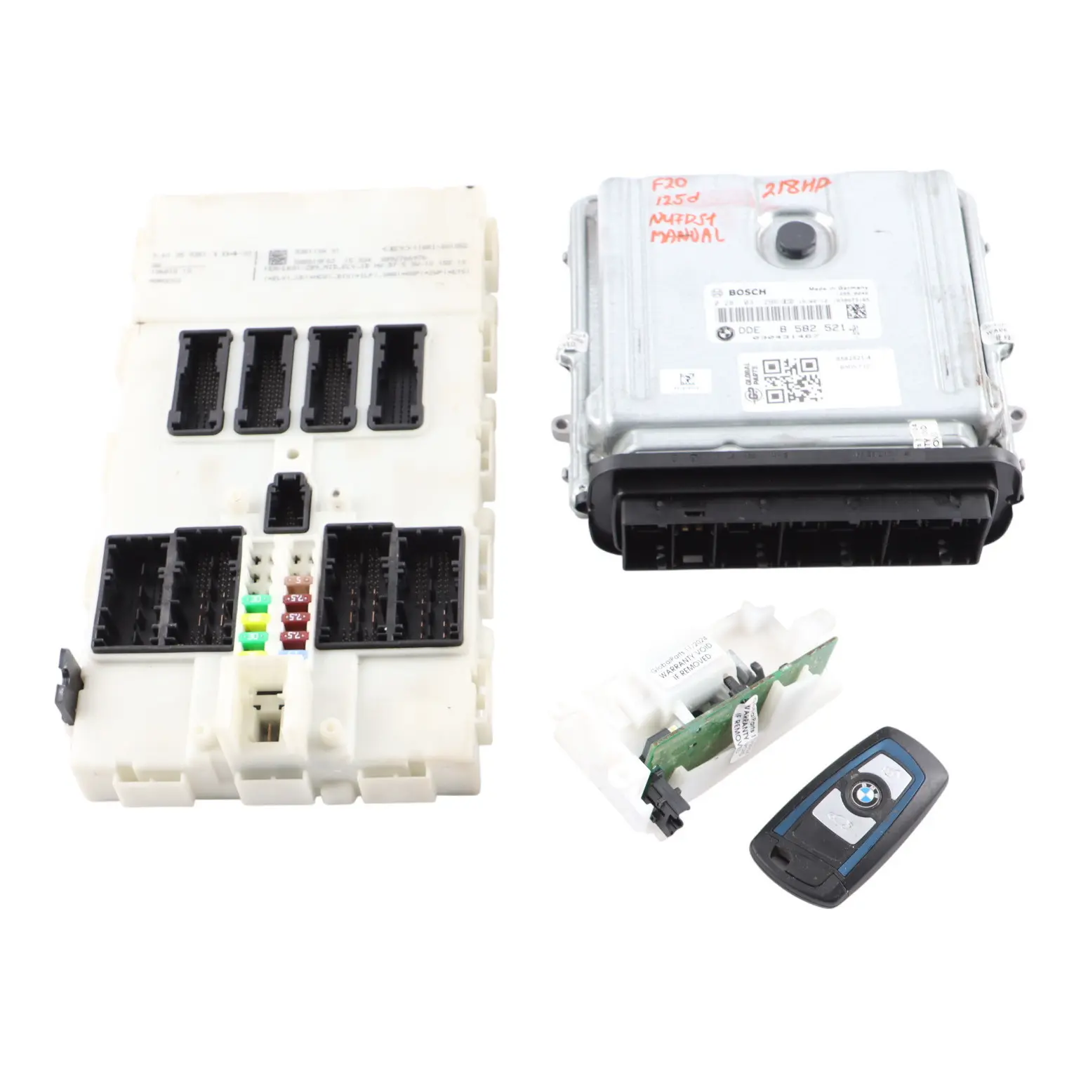 BMW F20 125d F30 325d N47S1 218HP Engine Unit ECU Kit DDE 8582521 Key FEM Manual