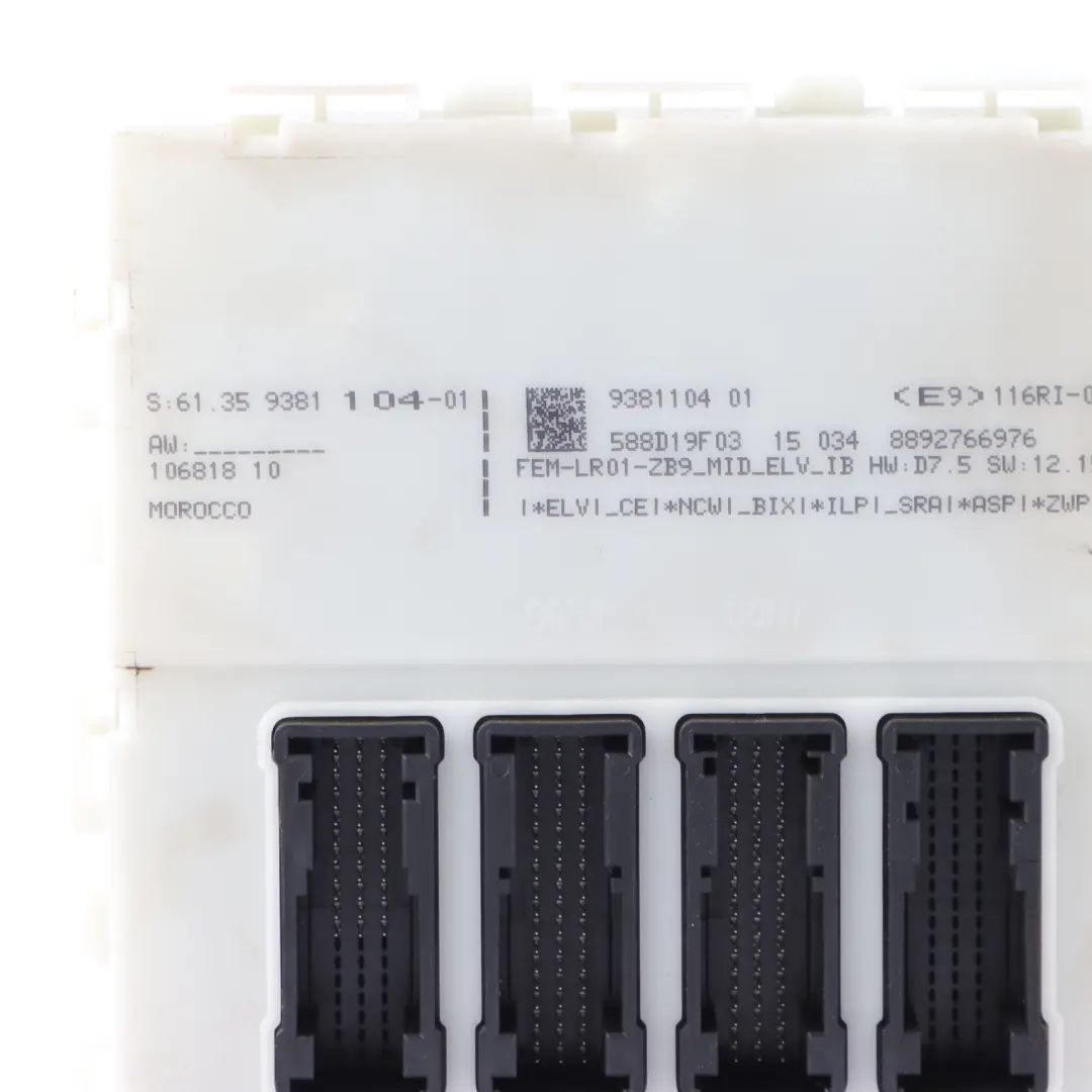BMW F20 125d F30 325d N47S1 218HP Engine Unit ECU Kit DDE 8582521 Key FEM Manual