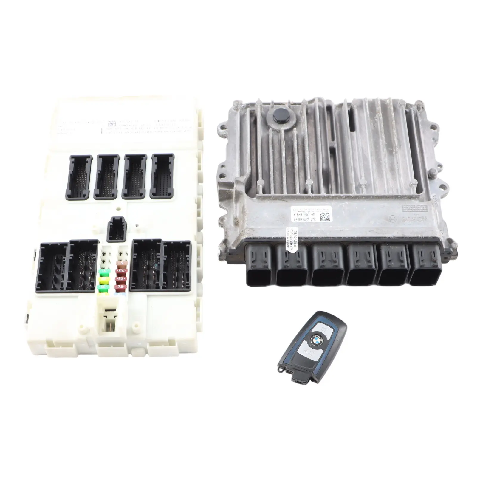 BMW F30 330i B48 252HP Engine Control Unit ECU Kit DME 8663562 FEM Key Automatic