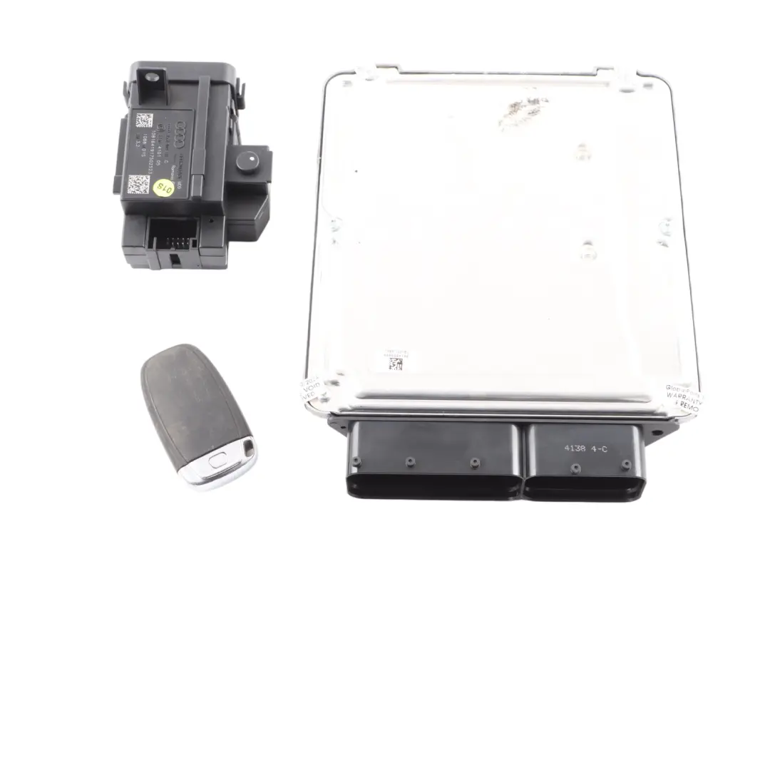 Audi A4 B8 3.0 TDI 240HP Engine ECU Kit Ignition + Key  8K0907401F Manual