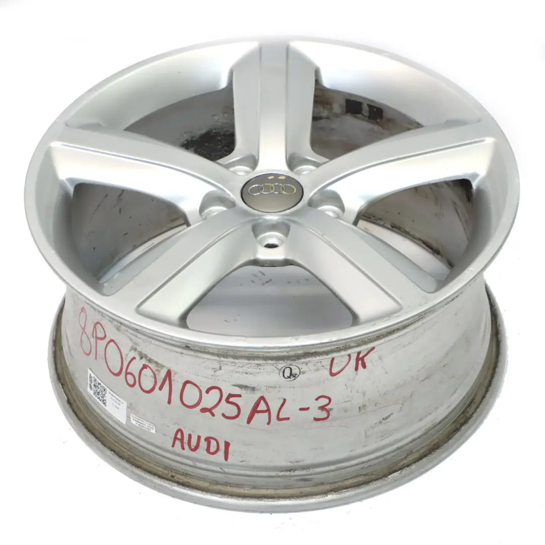 Audi A3 8P Silver Wheel Alloy Rim 17" 7,5J ET:56 8P0601025AL