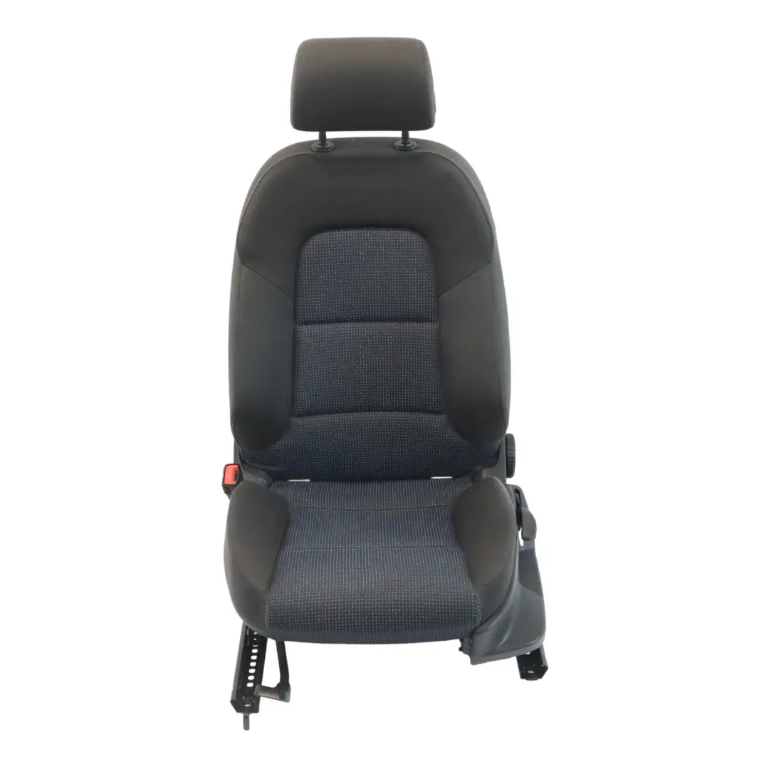 Audi A3 8P Asiento Delantero Derecho Interior Asiento Tela Soul Azul