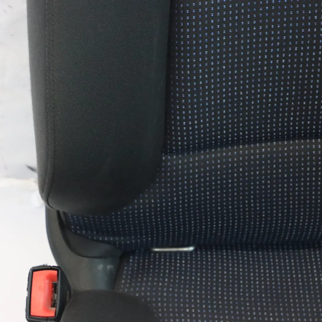 Audi A3 8P Asiento Delantero Derecho Interior Asiento Tela Soul Azul